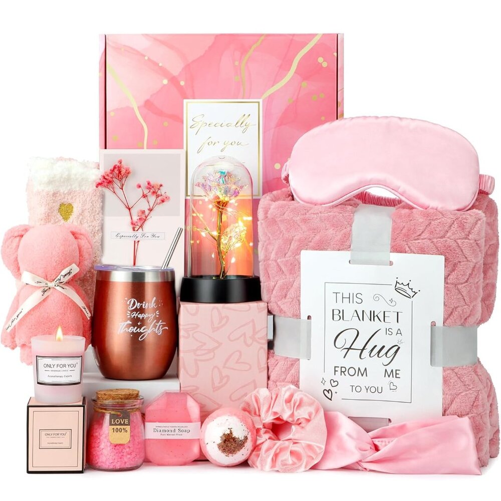 Birthday And Get Well Gifts For Women - Relaxing Spa Care Package With Luxury Fl